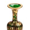 Image 2 : Pair of Green and Gilt Art Nouveau Vases.