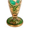 Image 4 : Pair of Green and Gilt Art Nouveau Vases.