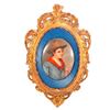 Image 1 : Porcelain Painted Portrait Plaque