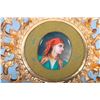 Image 2 : Porcelain Painted Portrait Plaque