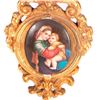 Image 2 : Porcelain Painted Portrait Plaque