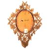 Image 7 : KPM Porcelain Painted Portrait Plaque in Wooden Frame.