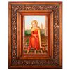 Image 1 : Porcelain Painted Portrait Plaque
