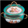 Image 11 : Meissen Covered Serving Bowl with Underplate