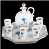 Image 1 : Meissen Wine Set with Tray and Six Individual Cups