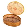 Image 3 : Oval Gilt Metal Box with Portrait Plaque.