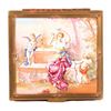 Image 3 : Quartifoil Sevre Box and a Square Brass Box with Painted Panel