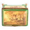 Image 10 : Two Continental Porcelain Painted Boxes.