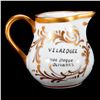Image 10 : Pair of Faience plates and Creamer and Sugar.