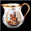 Image 11 : Pair of Faience plates and Creamer and Sugar.