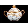 Image 13 : Pair of Faience plates and Creamer and Sugar.