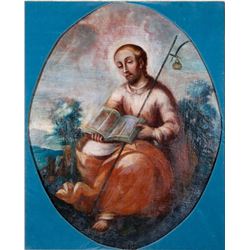 An 18th century Portrait of a Saint.