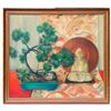 Image 1 : Oil on canvas still life.