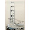 Image 12 : Three framed ink drawings of San Francisco.