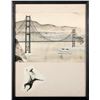 Image 2 : Three framed ink drawings of San Francisco.