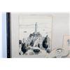 Image 4 : Three framed ink drawings of San Francisco.