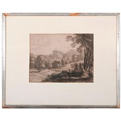 An 18th century landscape.