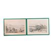 Image 1 : Five 19th century etchings.