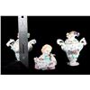 Image 15 : Meissen Pair of Potpourri Urns and a Continental Porcelain Figural Box