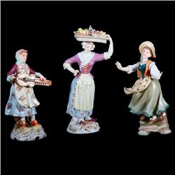 Three Meissen Figures