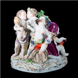 Meissen Frolicing Putti Group.