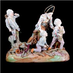 Two Large Meissen Figural Groups.