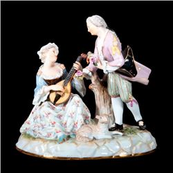 Meissen Figural Group, German