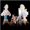 Image 14 : Two Meissen Style Figural Groups. Continental.