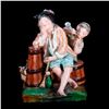 Image 2 : Two Meissen Style Figural Groups. Continental.