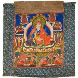A 19th century Tibetan Teacher Thangka.