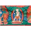 Image 3 : 19th century deity on a tiger Thangka.