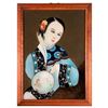 Image 5 : Two Chinese reverse glass paintings.