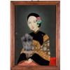 Image 9 : Two Chinese reverse glass paintings.