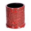 Image 1 : A Chinese cinnabar vase.