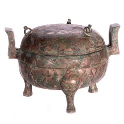Chinese bronze censer.