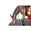 Image 3 : A mixed metal sculpture of a horseman.