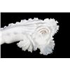 Image 4 : White Glass Floral Sculpture.