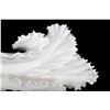 Image 7 : White Glass Floral Sculpture.