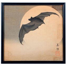 Japanese woodblock print.