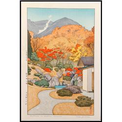 Toshi Yoshida (1911 - 1995) Japanese woodblock print