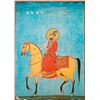 Image 3 : A Mughal painting and 20th century lithograph.