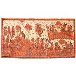 Indonesian mythological scene.