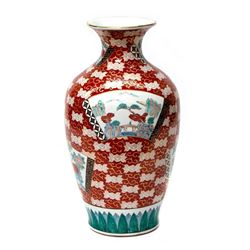 A large Japanese Imari vase.