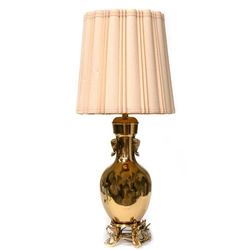 Asian style brass lamp.