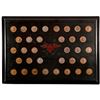 Image 1 : A lacquer tray with presidential coins.