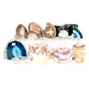 Image 1 : A collection of crystal and mineral specimens.
