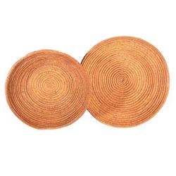 Two American Indian baskets.