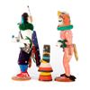 Image 2 : Three Kachina dolls.