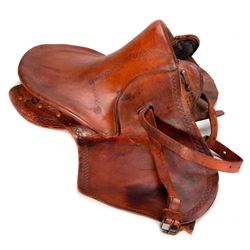 Saddle and leggings.