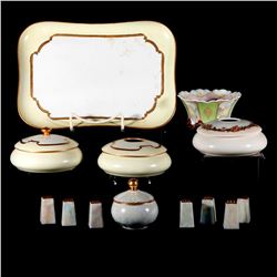 A collection of European porcelain.